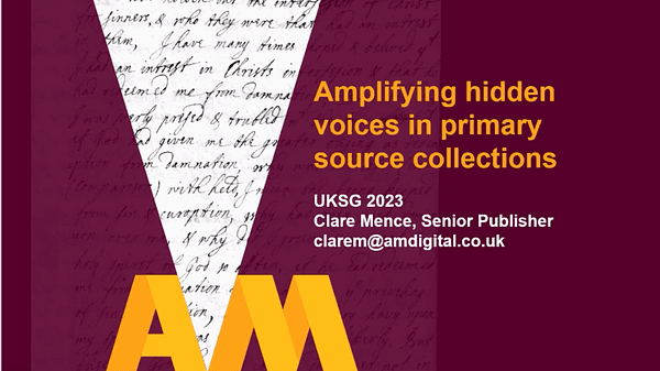 Amplifying hidden voices in primary source collection