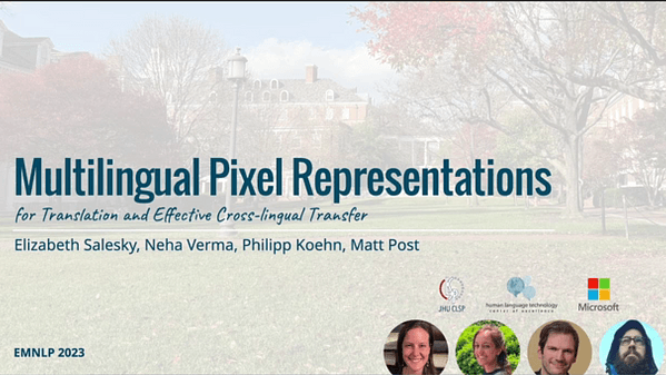 Multilingual Pixel Representations for Translation and Effective Cross-lingual Transfer
