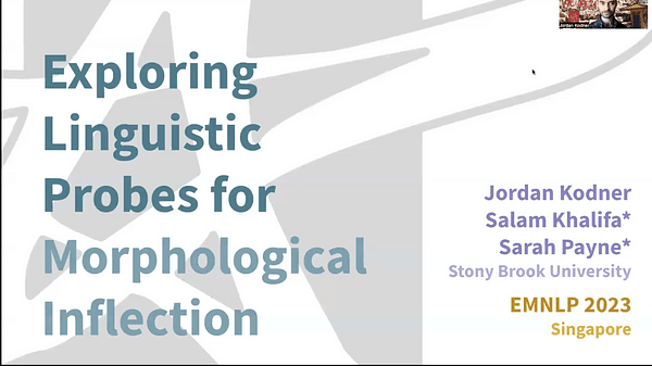 Exploring Linguistic Probes for Morphological Inflection