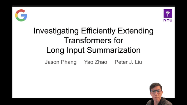 Investigating Efficiently Extending Transformers for Long Input Summarization