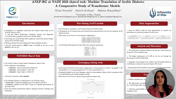 ANLP-RG at NADI 2023 shared task: Machine Translation of Arabic Dialects: A Comparative Study of Transformer Models