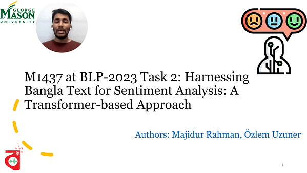 M1437 at BLP-2023 Task 2: Harnessing Bangla Text for Sentiment Analysis: A Transformer-based Approach
