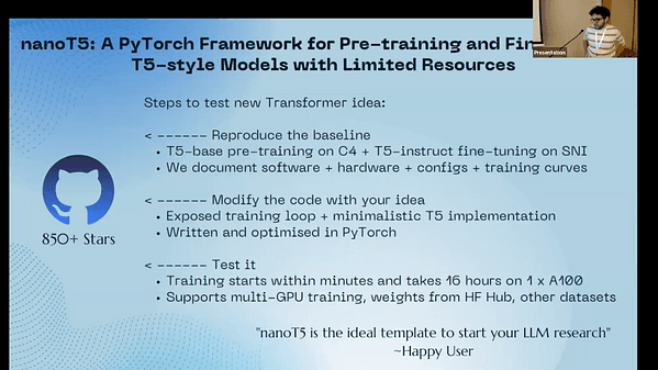 nanoT5: Fast & Simple Pre-training and Fine-tuning of T5 Models with Limited Resources