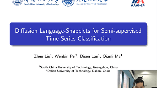 Diffusion Language-Shapelets for Semi-supervised Time-Series Classification