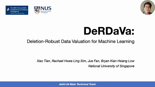 DeRDaVa: Deletion-Robust Data Valuation for Machine Learning