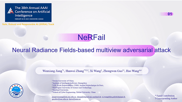 NeRFail: Neural Radiance Fields-Based Multiview Adversarial Attack