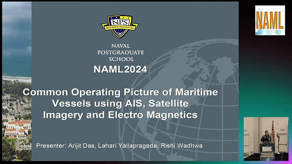 Common Operating Picture of Maritime Vessels using AIS, Satellite Imagery and Electro Magnetics