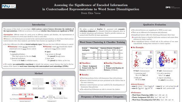 Assessing the Significance of Encoded Information in Contextualized Representations to Word Sense Disambiguation