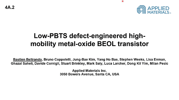 Low-PBTS defect-engineered high-mobility metal-oxide BEOL transistors