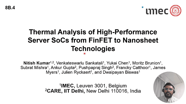 Thermal Analysis of High-Performance Server SoCs from FinFET to Nanosheet Technologies