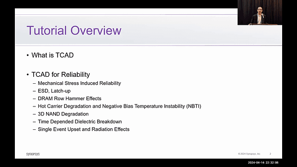 TCAD for Reliability