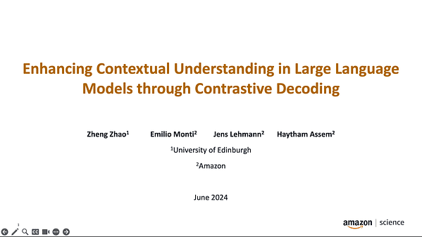 Enhancing Contextual Understanding in Large Language Models through Contrastive Decoding