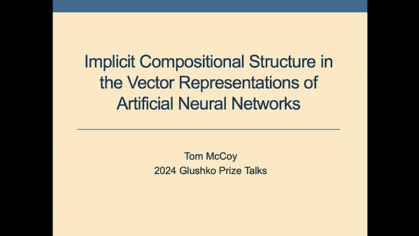 Implicit Compositional Structure in the Vector Representations of Artificial Neural Networks