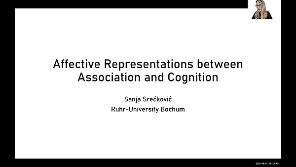 Affective Representations between Association and Cognition