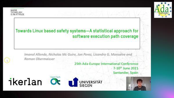 Towards Linux based safety systems(prerecord) - A statistical approach for software execution path coverage