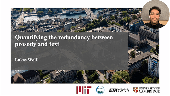 Quantifying the redundancy between prosody and text
