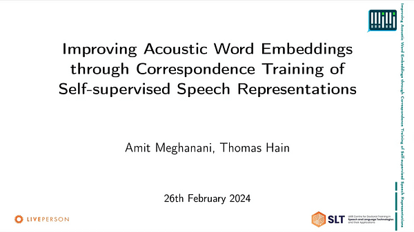 Improving Acoustic Word Embeddings through Correspondence Training of Self-supervised Speech Representations
